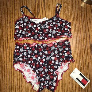 Tommy Hilfiger red/white/blue bikini 3T NWT